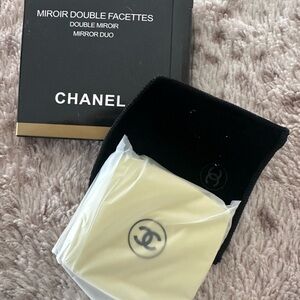 CHANEL Double Facettes Mirror - Black and Yellow Authentic